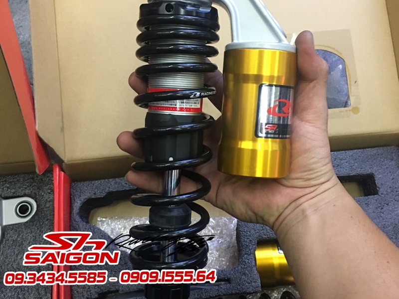 Phuộc Racing Boy Thái Lan chính hãng có bình dầu cao cấp cho xe NVX 155cc