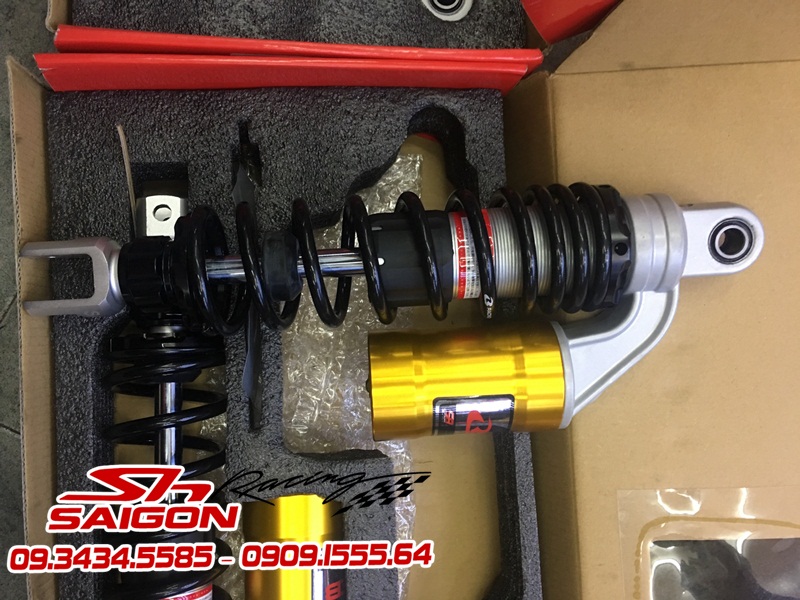 Xe NVX 155cc độ Phuộc Racing Boy Thái Lan chính hãng có bình dầu