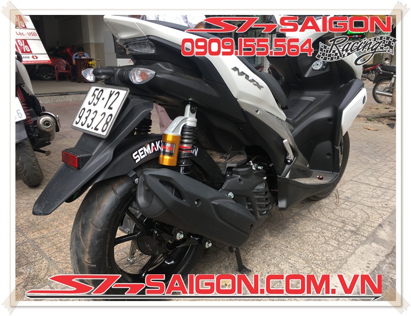 CHẮN BÙN SAU + PHUỘC DẦU RACING BOY CAO CẤP CHO XE NVX