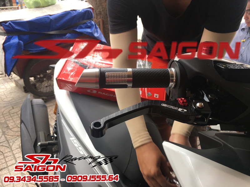 CÔM BÔ BAO TAY LUX GÙ XÉO VÀ TAY THẮNG RACING BOY CHÍNH HÃNG CHO XE NVX