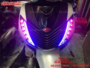 Độ đèn Led Audi Oblock 10 bóng cho xe SH