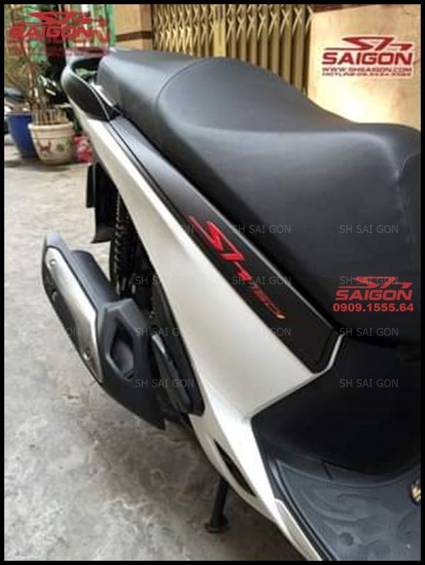Hình ảnh xe SH VN 2013 2014 2015 gắn nẹp hông sh cực đẹp tại Shop SH Sài Gòn
